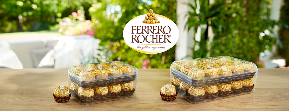 Новые экологически чистые коробки Ferrero Rocher